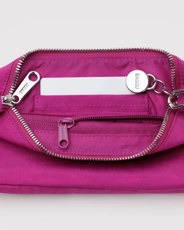 Nylon Pochette - Sale - Deep Fuchsia - Size: OS