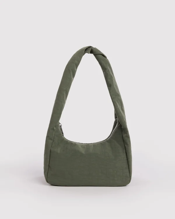 Small Nylon Meringue Bag - Caper - Size: OS