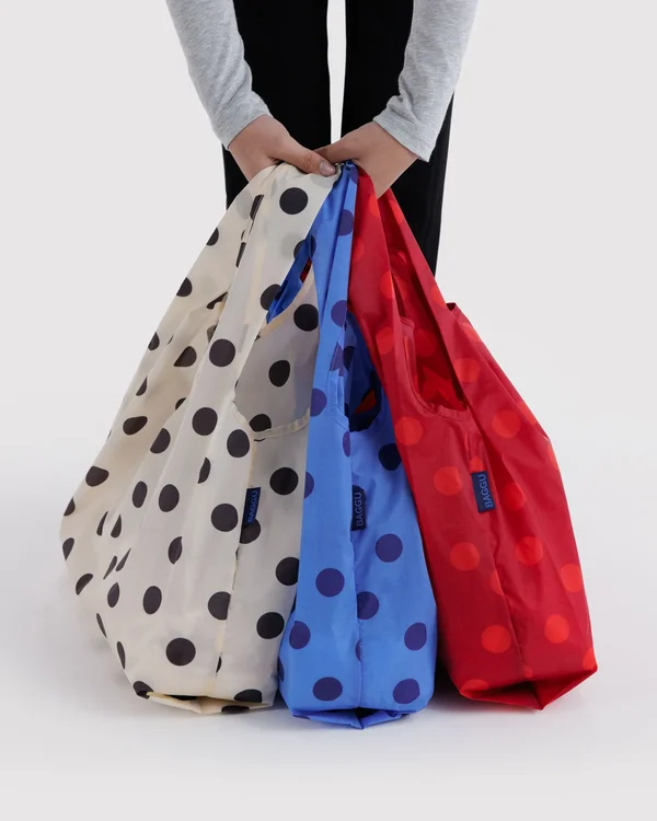 Standard Baggu Set of 3 - Polka Dot Mix
