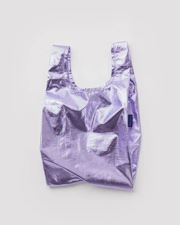 Baby Baggu - Lavender Metallic - Material: ripstop-nylon