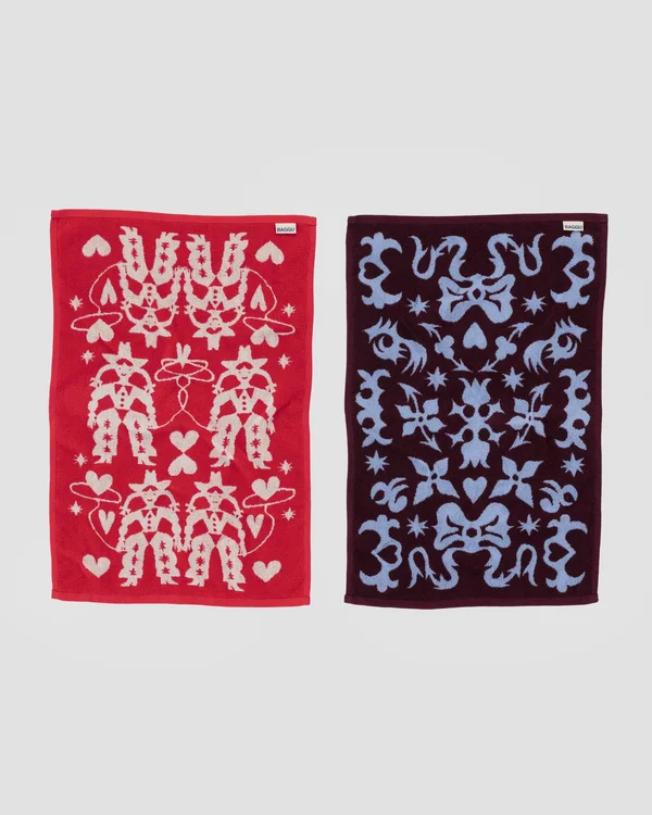 Hand Towel Set of 2 - Western - Size: B