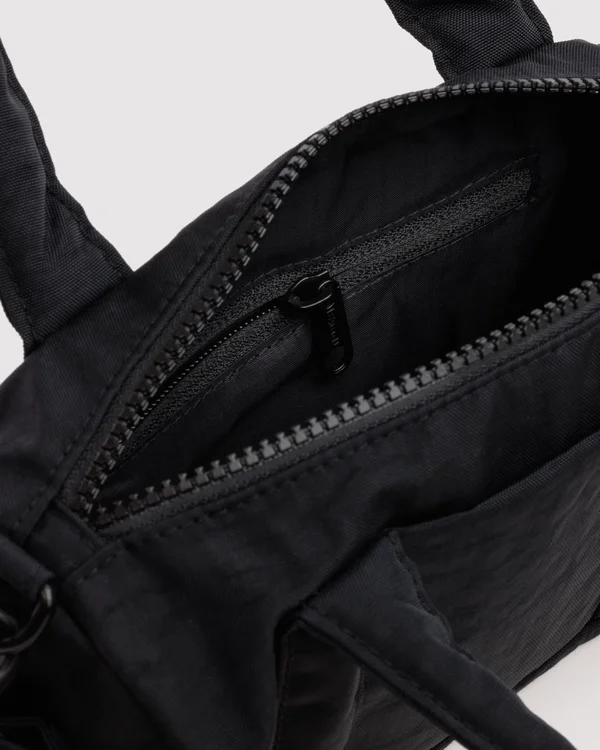 Small Nylon Duffle Bag - Black