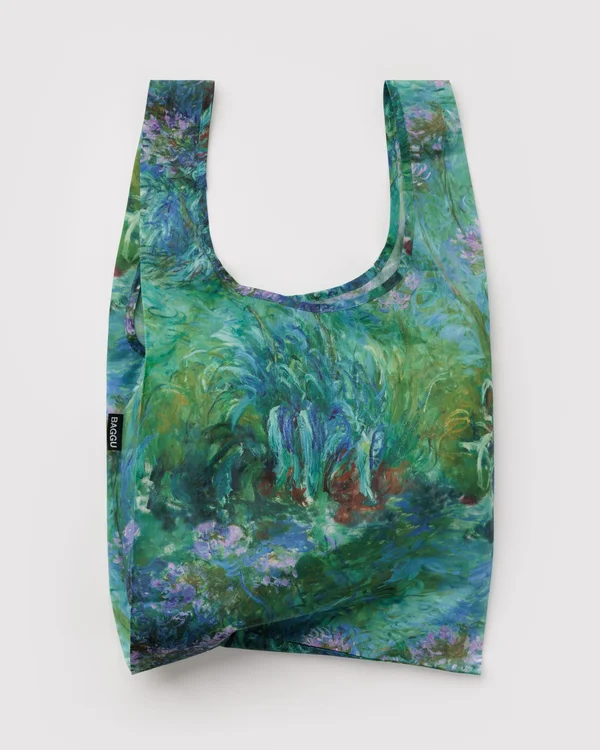 Standard Baggu - Agapanthus Claude Monet - Material: ripstop-nylon