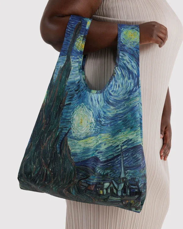 Standard Baggu - The Starry Night Vincent Van Gogh - Material: ripstop-nylon