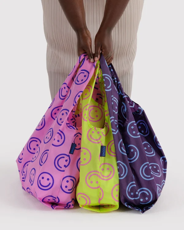 Standard Baggu Set of 3 - Bright Happy Mix - Size: OS