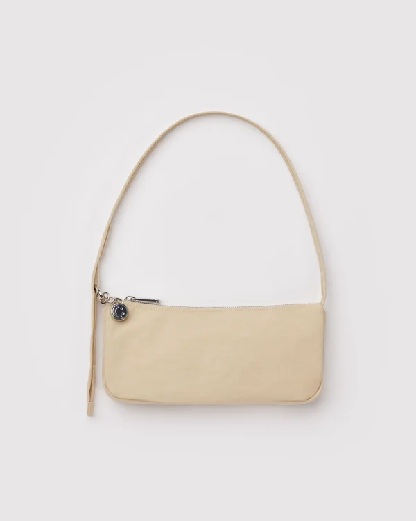 Nylon Pochette - Sale - Custard - Material: heavyweight-nylon