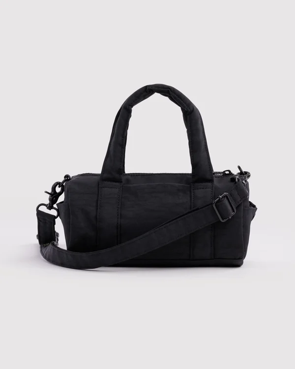 Small Nylon Duffle Bag - Black