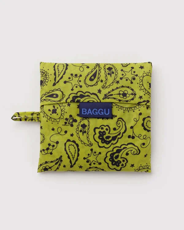 Standard Baggu - Chartreuse Paisley - Size: OS